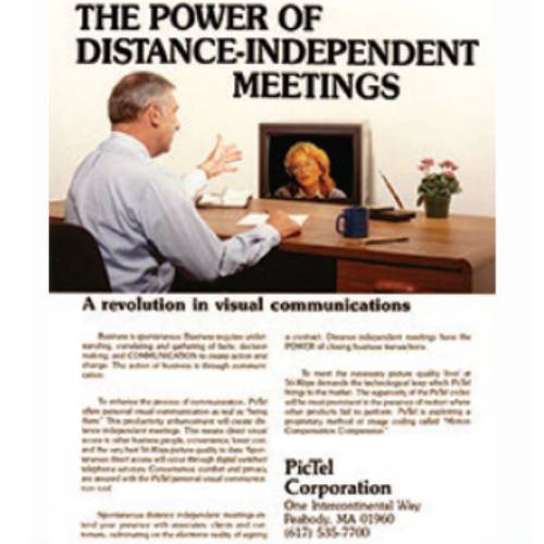 Pic Tel Corporation video meeting setup